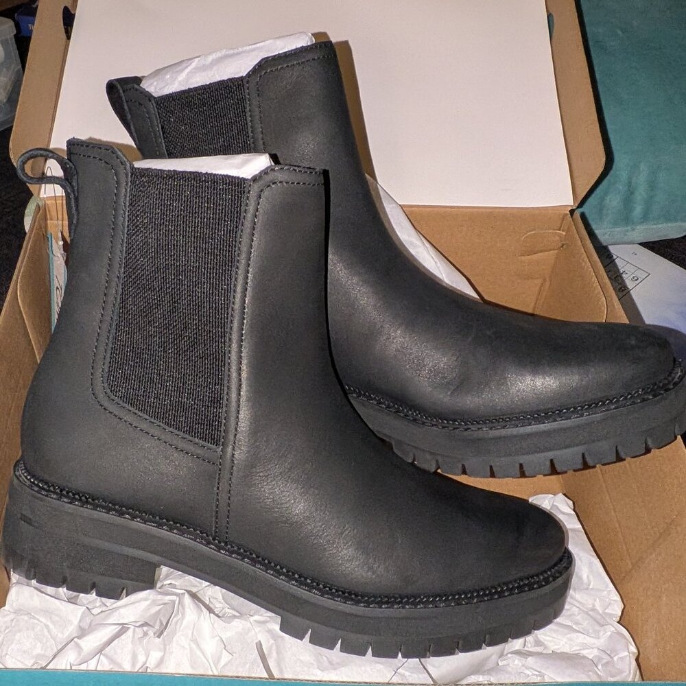 Toms Bennet Women's Size 8 Black Boots